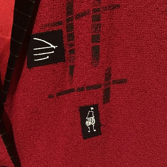 K.d. Spring women’s blazer lined red large wearable art made in the USA ‼️rare‼️ - Picture 5 of 15